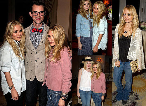 Pictures of Mary-Kate and Ashley Olsen TEXTILE Party With Nicole Richie, Dakota Fanning, Emma Roberts and more!