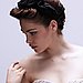Scalloped Rosette Satin Headband