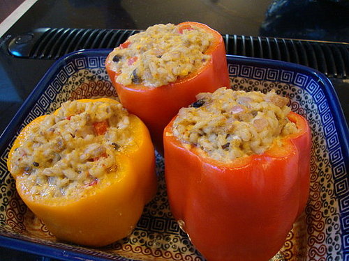 Barley-Stuffed Bell Peppers
