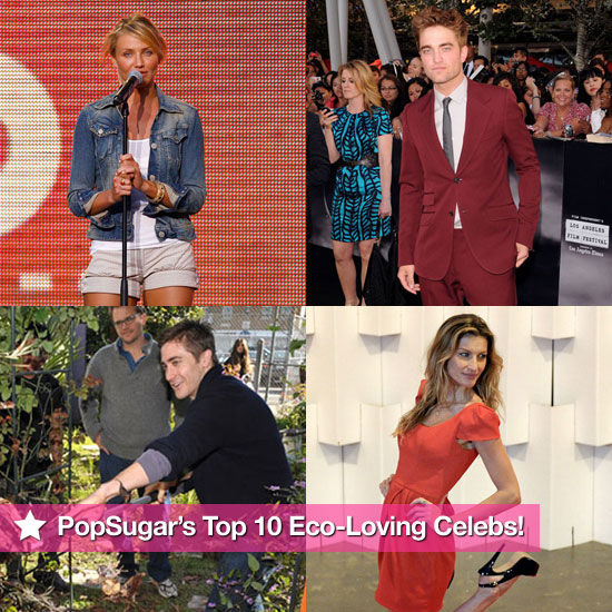 Green Eco-Friendly Celebrities