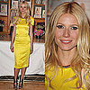 Gwyneth Paltrow Wears Yellow Rachel Roy Dress