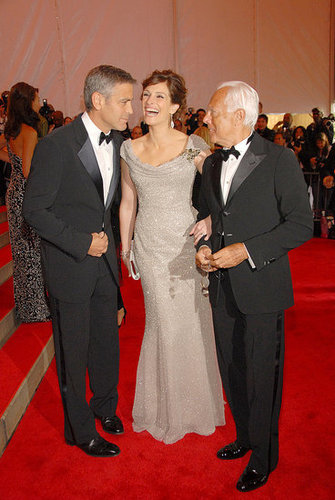 George Clooney, Julia Roberts, and Giorgio Armani — 2008 George Clooney, Julia Roberts, and Giorgio Armani — 2008