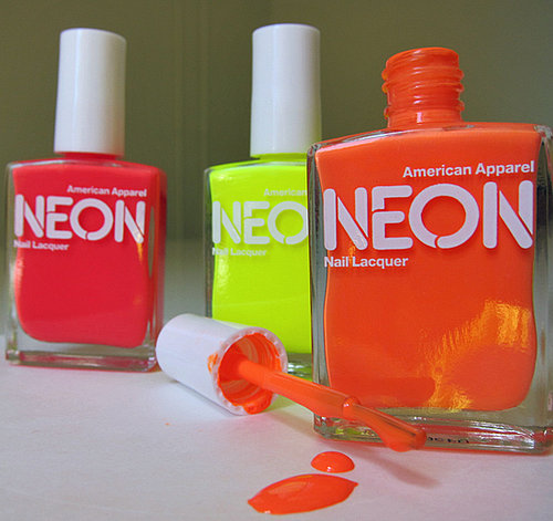 American Apparel Neon Nail Polish and Review