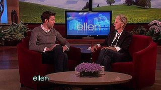 Video of John Krasinski on Ellen DeGeneres