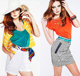 Pictures of Eniko Mihalik For Mango Color and Stripes Lookbook