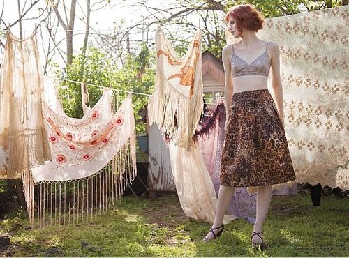 Karen Elson's Vintage Style Karen Elson's Vintage Style