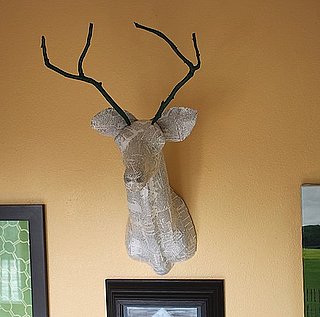 DIY Deer Head Art