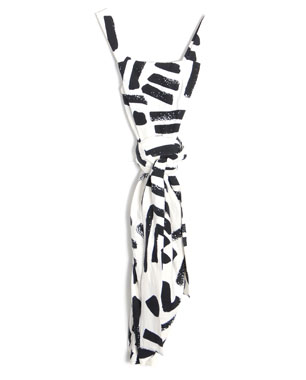 Whit Silk Paulina Dune Cross Dress ($475)