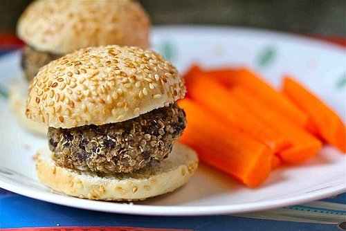 Cooking With My Kid's Black Bean Quinoa Burgers Cooking With My Kid's Black Bean Quinoa Burgers