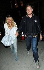 Pictures of Jessica Simpson and Eric Johnson in New York