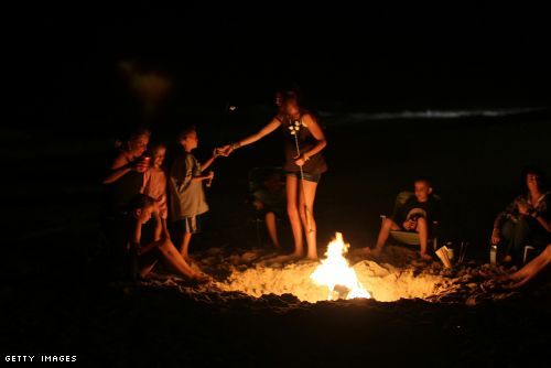 How to get the campfire smoke out of my hair?