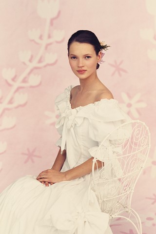 See a 17-Year-Old Kate Moss Modeling Wedding Dresses See a 17-Year-Old Kate Moss Modeling Wedding Dresses