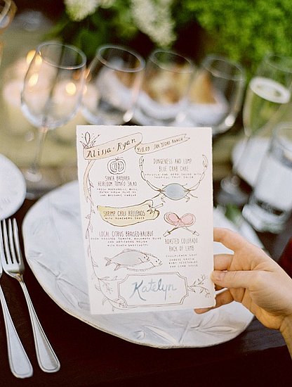 Write out the menu. Write out the menu.