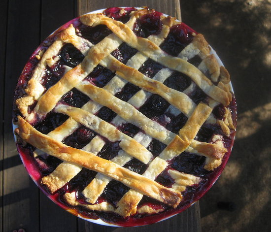 Lattice-Topped Cherry Pie