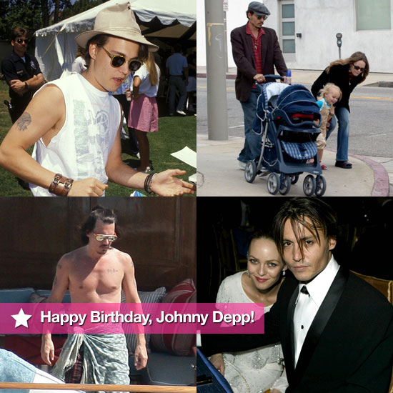 Johnny Depp's Birthday Slideshow of Pictures