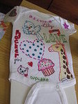 My husband and I made this onesie for Olivia Lily