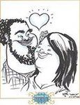Our caricature...LOVE!