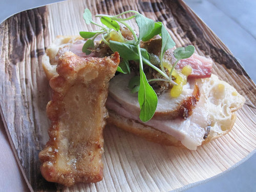Porchetta crostini Porchetta crostini