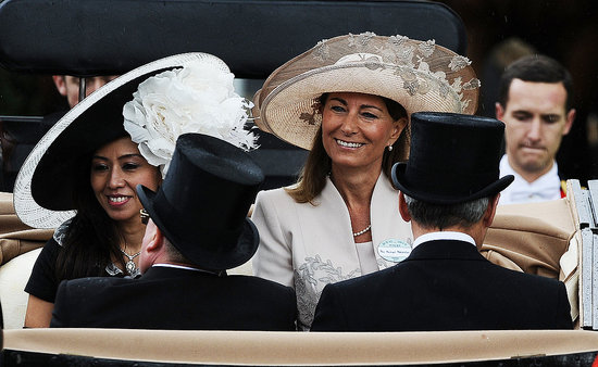 Princess Beatrice, Carole Middleton, and Queen Elizabeth Come Out to Play on Ladies' Day Princess Beatrice, Carole Middleton, and Queen Elizabeth Come Out to Play on Ladies' Day
