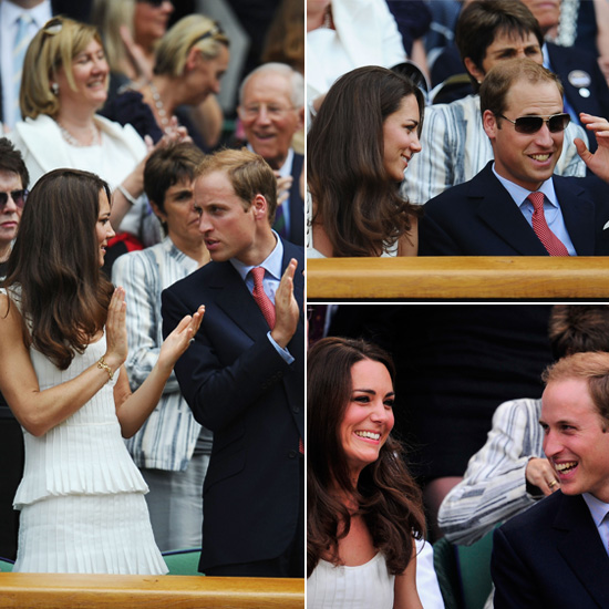 Pictures of Kate Middleton and Prince William at Wimbledon