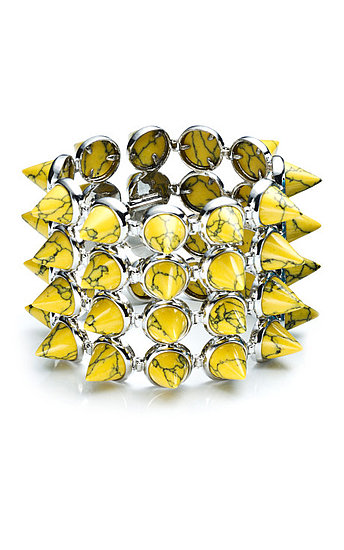 Four Layer Gemstone Cone Bracelet, $815 Four Layer Gemstone Cone Bracelet, $815