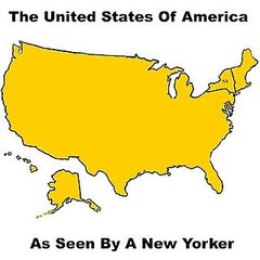 Map of How New Yorkers See Rest of America and Other Local NYC News