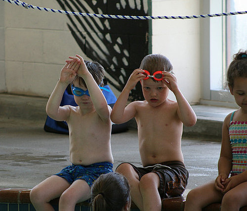 Swimming is a great way to get kids off the couch. Swimming is a great way to get kids off the couch.