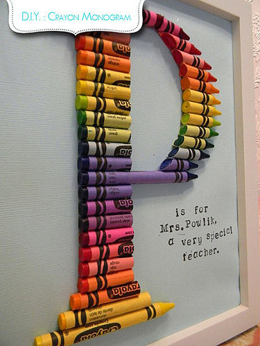 Crayon Monogram Crayon Monogram