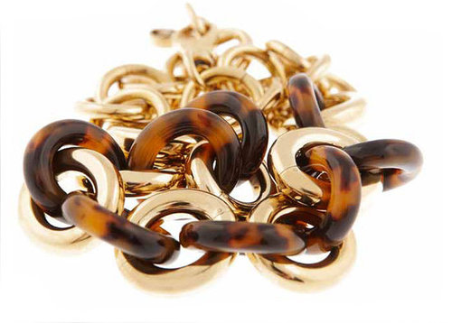 Goldtone Tortoise Chain Link Necklace, $275
Goldtone Tortoise Chain Link Necklace, $275