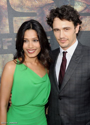 James Franco and Freida Pinto at the 'Rise of the Planet of the Apes' Premiere
