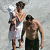 Penelope Cruz, Javier Bardem, & Leo Bardem Pictures in Italy
