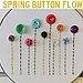 Button Embroidery Hoop Art
