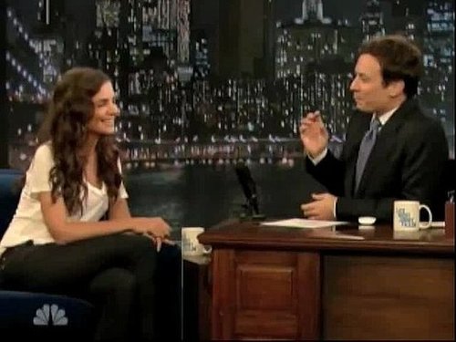 Video of Katie Holmes Dancing While Driving on Late Night With Jimmy Fallon