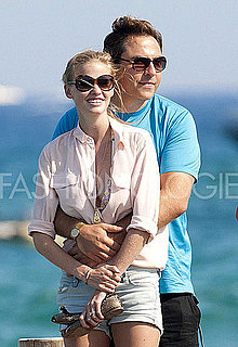 Lara Stone, Husband David Walliams Vacation in St. Tropez [Pictures]