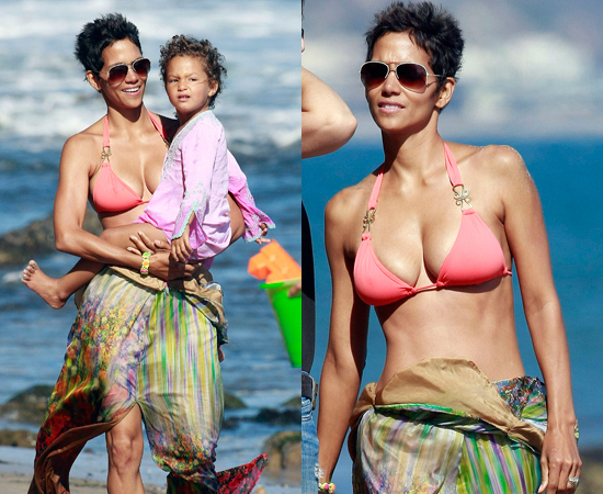 Halle Berry Bikini Arm Workout