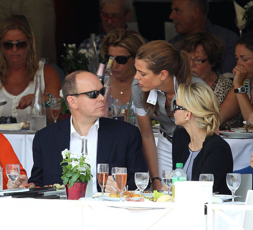 Charlotte, an avid rider, took a break to chat with her uncle Prince Albert at the Global Champion Tour 2011 in Monte Carlo.
Charlotte, an avid rider, took a break to chat with her uncle Prince Albert at the Global Champion Tour 2011 in Monte Carlo.
