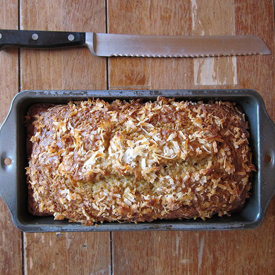 Coconut Banana Bread Recipe
