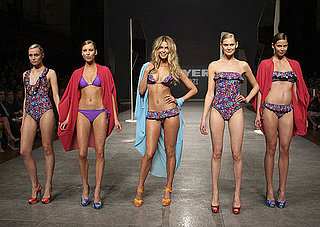 See Jennifer Hawkins Strut in Her Cozi Swimwear at Myer Mercedes Benz Fashion Festival Parade: S