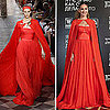 Sarah Jessica Parker's Red Cape 2011-08-29 08:34:43