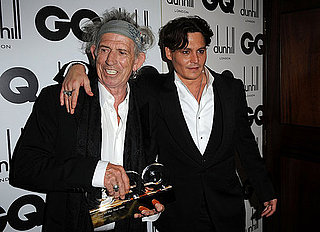 Johnny Depp und Keith Richards Fotos bei den GQ Men of the Year Awards