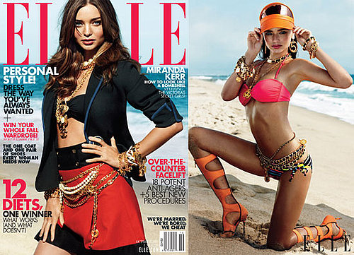 Miranda Kerr and Adriana Lima Wear Their Bikinis For a Special Elle Miranda Kerr and Adriana Lima Wear Their Bikinis For a Special Elle