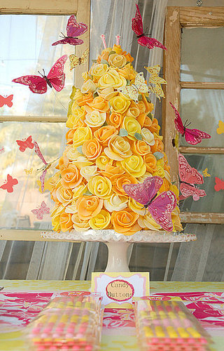 Floral Butterfly Birthday Cake Floral Butterfly Birthday Cake