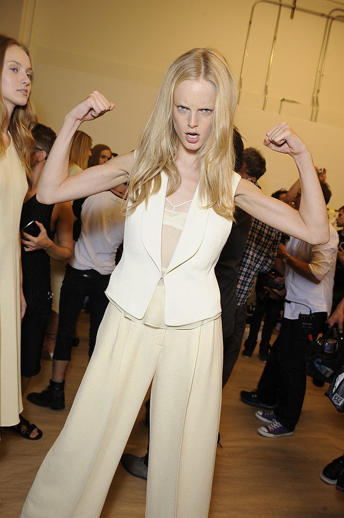 Spring 2012 Backstage Pictures: Calvin Klein, Ralph Lauren, L'Wren Scott Spring 2012 Backstage Pictures: Calvin Klein, Ralph Lauren, L'Wren Scott