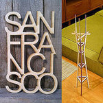 San Francisco Theme Wooden Home Decor