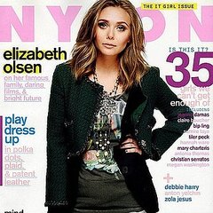 Elizabeth Olsen on Nylon Cover For October 2011
