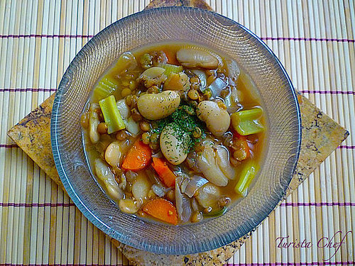 Lima and Lentil Bean Soup Lima and Lentil Bean Soup