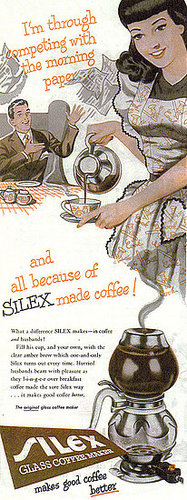 Maybe if I can get my man to like my coffee he'll finally pay more attention to me than the newspaper (at least until the invention of iPhones)!
Maybe if I can get my man to like my coffee he'll finally pay more attention to me than the newspaper (at least until the invention of iPhones)!