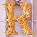 Fall Leaf Initial