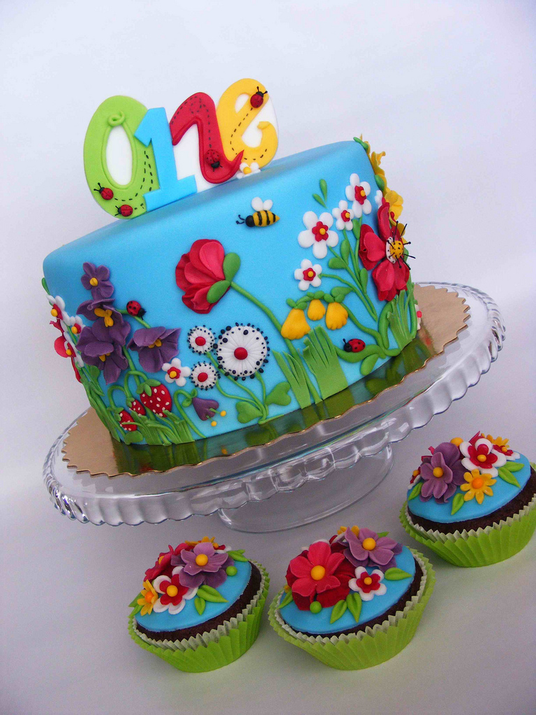 Summer Flowers Cake Summer Flowers Cake