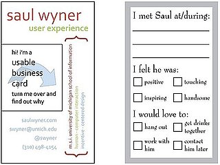 Interactive Business Cards
